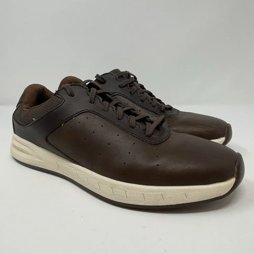 Walter Hagen Golf Shoes Spikeless, Ortholite, Brown Leather, Casual Mens 12